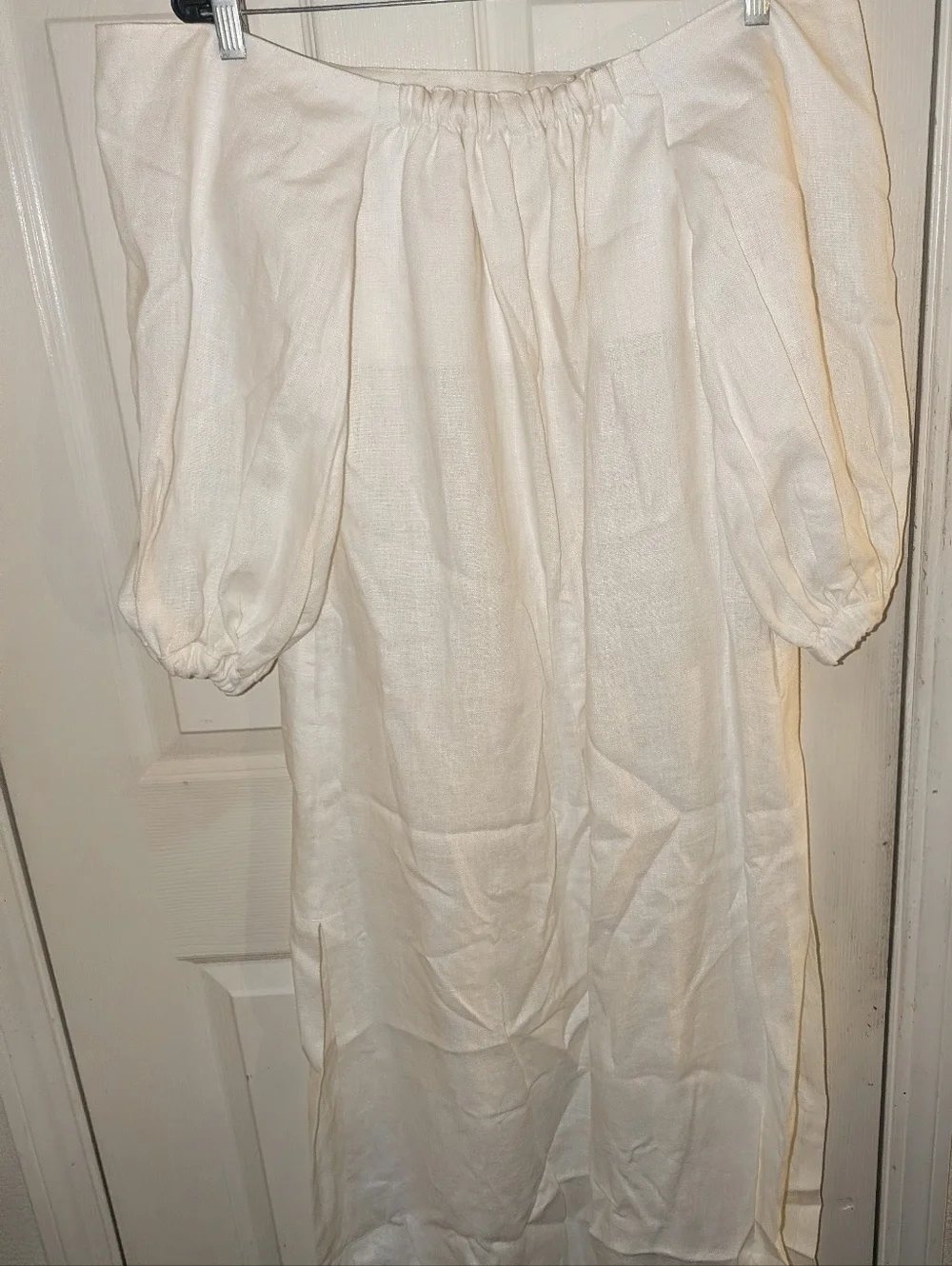Maurie + Eve White Off Shoulder Acme Maxi Dress (New w/Tags!) - Picture 3 of 3